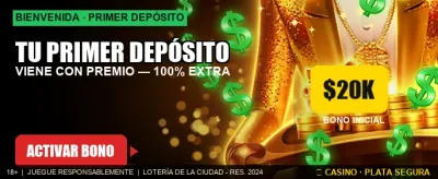 Bonus on your first deposit
