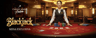 Luxury blackjack table in casino